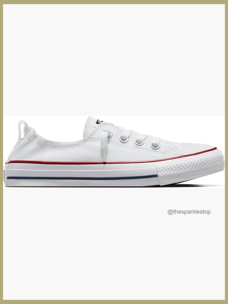 Slip-On Fashion Sneaker With Elastic Collar And Fixed Laces